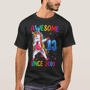 T-shirt Unicorn 13ème Anniversaire Tenue Pour Filles Magni