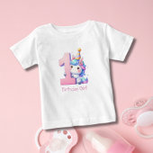 T-shirt Unicorn 1ère fille Anniversaire