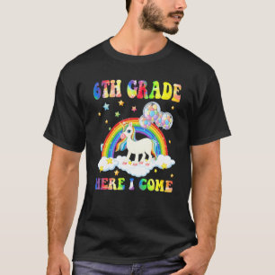 T-shirt Unicorn 6e année Ici Je Reviens À L'Étude D'École