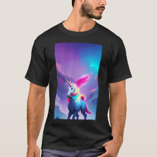 T-shirt Unicorn Arc en Ciel magique Conte de fées Fabrique