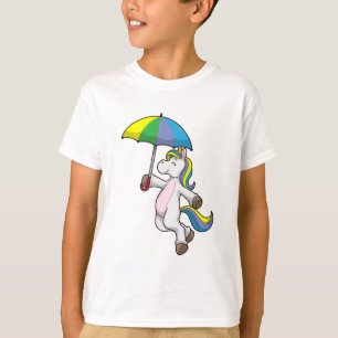 T-shirt Unicorn avec Umbrella