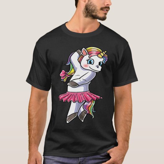 T-shirt Unicorn Ballet Dance Ballerina Dancing Danseuse  1 (Devant)
