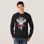 T-shirt Unicorn Ballet Dance Dancing Ballerina Danseuse (Devant entier)
