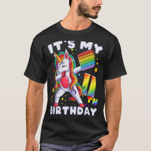 T-shirt Unicorn Birthday Girl 11 ans 11th Birthday