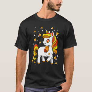 T-shirt Unicorn Bonbons Corn Girls Halloween