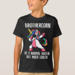 T-shirt Unicorn Brother Girl Birthday Party<br><div class="desc">J'espère que vous l'aimez 3</div>