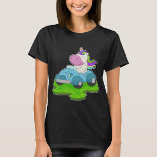 T-shirt Unicorn Car