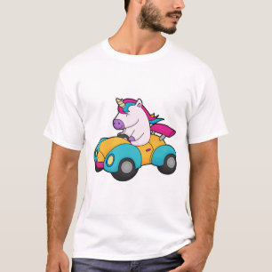 T-shirt Unicorn Car