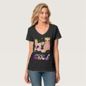 T-shirt Unicorn class of 2035 grow with me (Devant entier)