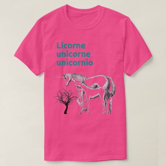 T-shirt Unicorn ClassicCopy Copie 1 (Design devant)