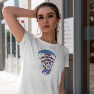 T-shirt Unicorn Creature Paragliding