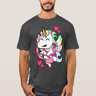 T-shirt Unicorn cupide Valentines unicorne