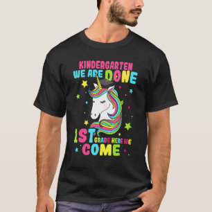 T-shirt Unicorn Cute Kindergarten Nous Avons Fini 1ère Ann