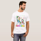 T-shirt Unicorn Dadacorn Père (Devant entier)