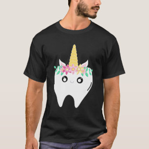 T-shirt Unicorn Dentist Dent Dent Dent Dent Perdu Première