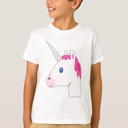 T-shirt Unicorn emoji (Devant)