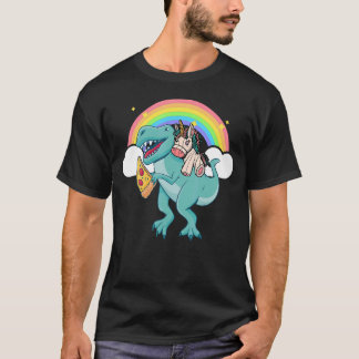 T-shirt Unicorn équitation T Rex Dinosaur Garçons Filles P