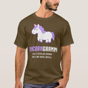 T-shirt Unicorn Grammy, Drôle mignon cadeau magique 518