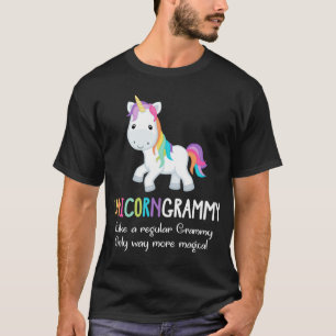 T-shirt Unicorn Grammy mignonne Magique drôle Noël