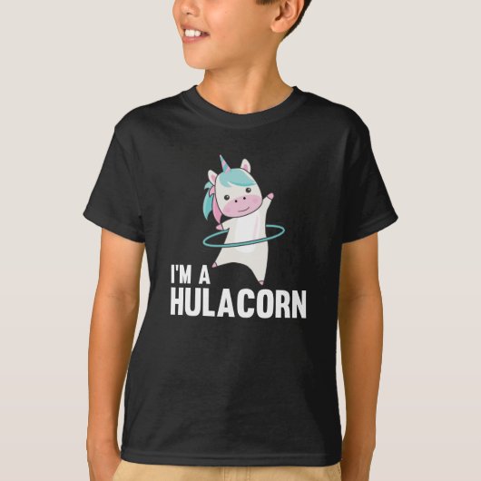 T-shirt Unicorn Hullern Sports mignonne Hulacorn (Devant)