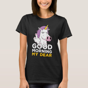 T-shirt Unicorn I Bonjour Lundi Dit I Good Morning