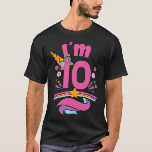 T-shirt Unicorn Ich Bin 10 ans Fête d'anniversaire fille