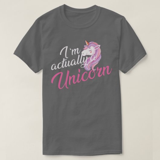 T-shirt Unicorn Je suis vraiment une licorne (Design devant)