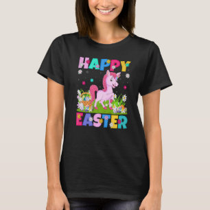 T-shirt Unicorn Joyeux Bunny de Pâques Unicorne dimanche d
