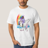T-SHIRT UNICORN KAMALA HARRIS ET RAINBOW (Devant)