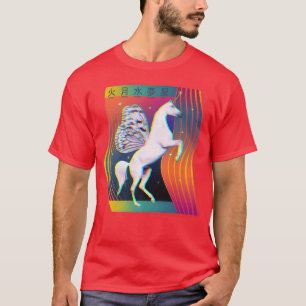 T-shirt Unicorn Kidcore Glitchy Vaporwave Kanji Dream Fair