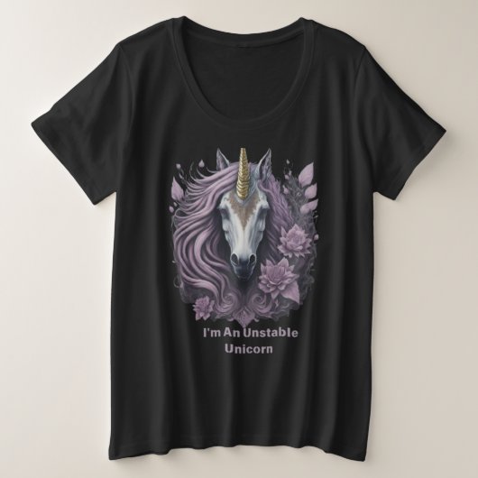 T-shirt Unicorn Lacework (Design devant)
