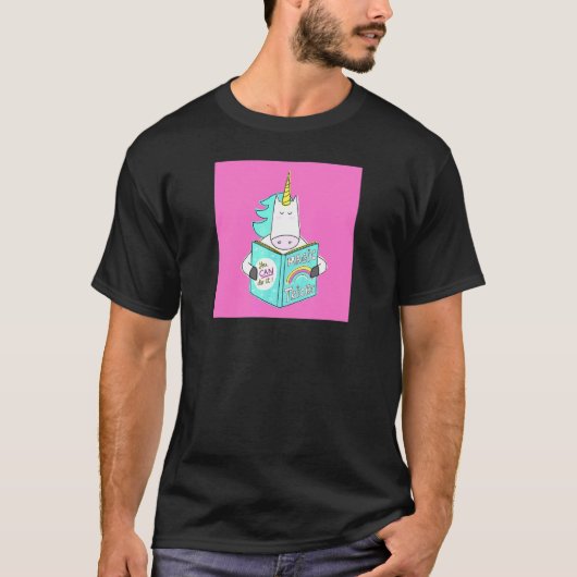 T-shirt Unicorn Lecture Magic Tricks Livre mignon Humour r (Devant)