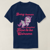 T-shirt unicorn licorn unicorn pull (Design devant)