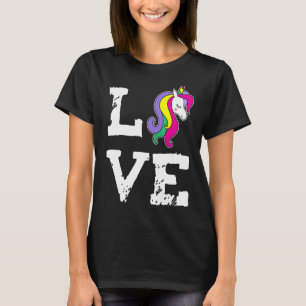 T-shirt Unicorn Love