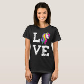 T-shirt Unicorn Love (Devant entier)