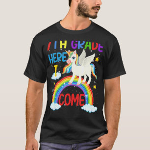 T-shirt Unicorn Magic 7e année Ici Je Reviens À L'École