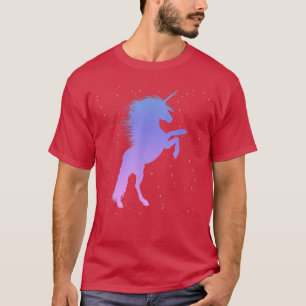 T-shirt Unicorn Magic Horse Stars Céleste Starry Night S
