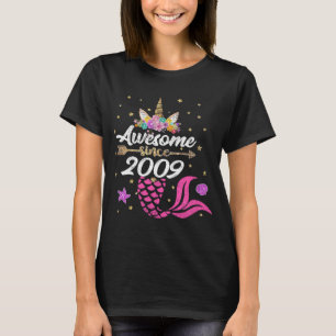 T-shirt Unicorn Mermaid Anniversaire stupéfiant depuis 200
