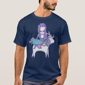 T-shirt Unicorn Mermaid Fairy tailT-shirt