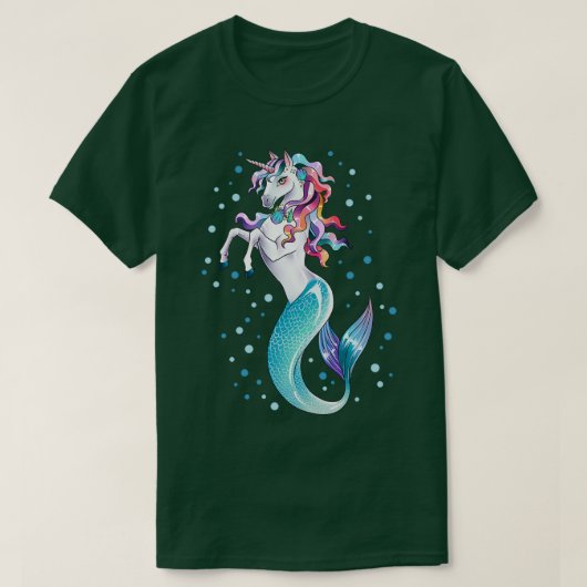 T-shirt Unicorn Mermaid Mermicorn Cadeaux mignons (Design devant)