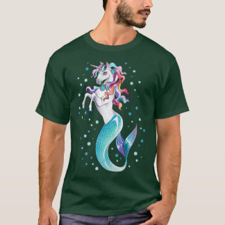 T-shirt Unicorn Mermaid Mermicorn Cadeaux mignons