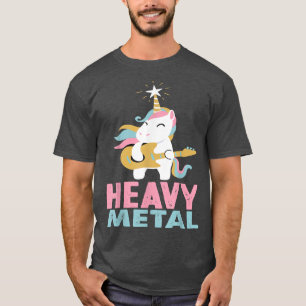 T-shirt Unicorn Métal Lourd Drôle Métal Lourd Louveur Musi