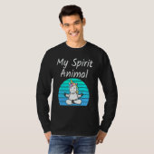 T-shirt Unicorn My Spirit Animal Relaxing Mediation Yoga u (Devant entier)