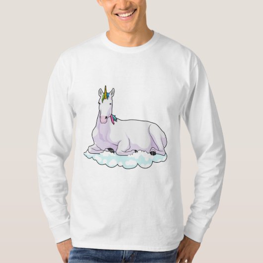 T-shirt Unicorn on cloud (Devant)