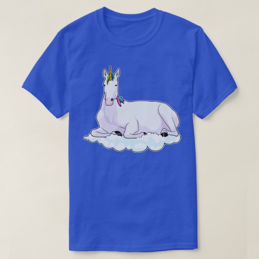 T-shirt Unicorn on cloud (Design devant)