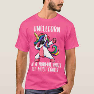 T-shirt Unicorn Oncle fille fête d'anniversaire vêtement U