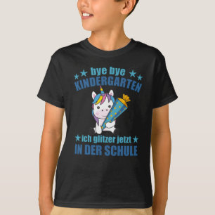 T-shirt Unicorn Parties scintillant d'inscription à l'écol