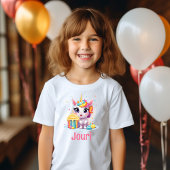 T-shirt Unicorn Personnalisée Fête d'Anniversaire