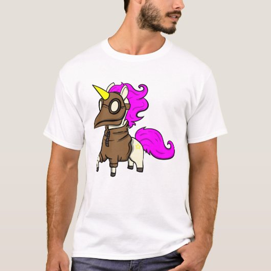 T-shirt Unicorn Plague Doctor Sarcasm Cadeau (Devant)
