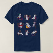 T-shirt Unicorn Poids levant Gym entraînement Gir (Design devant)